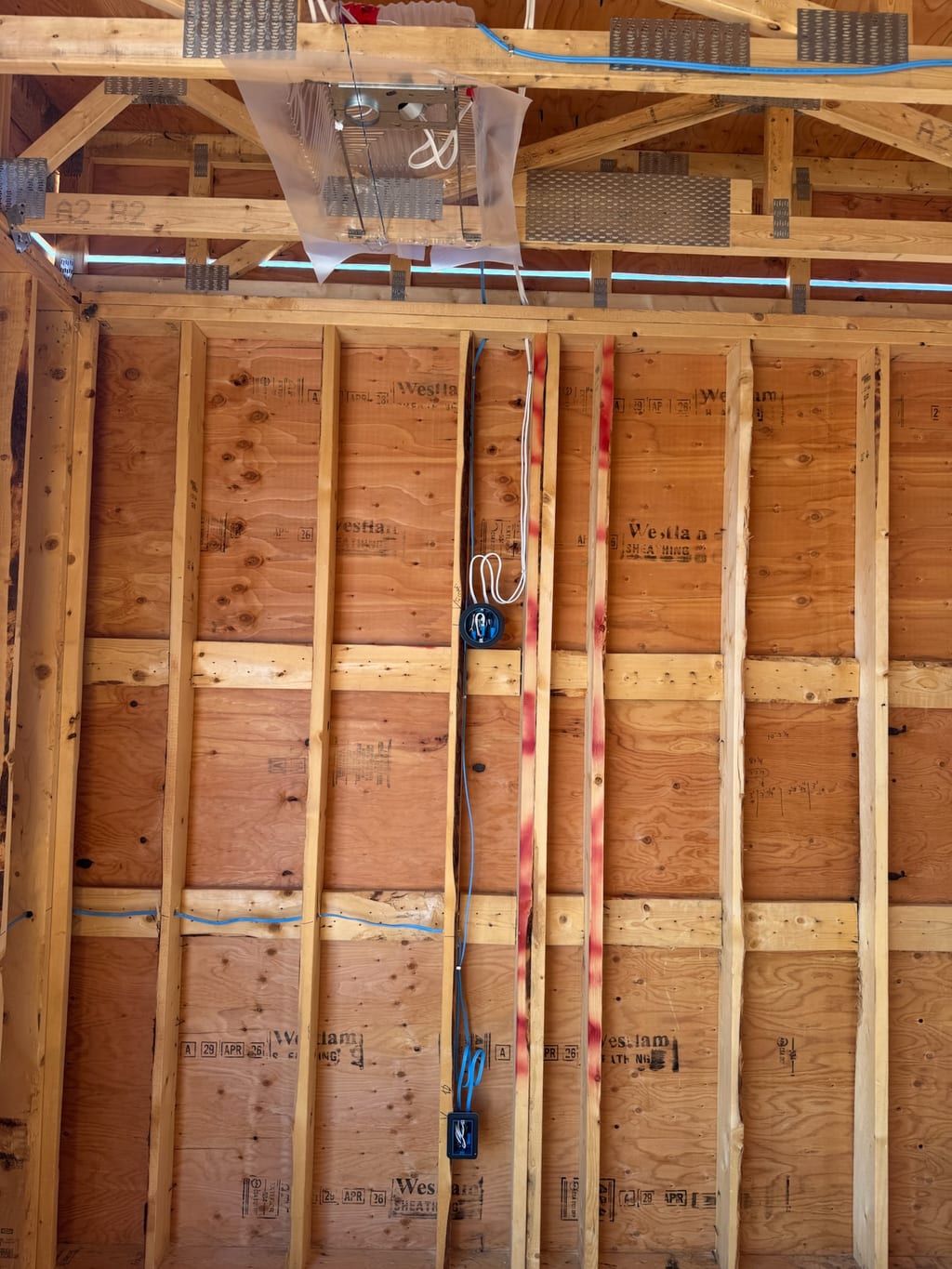 New-construction electrical rough-in — Primo West Electric project in the Fraser Valley